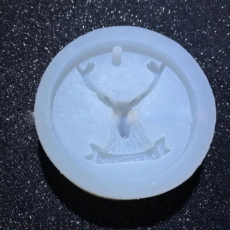 3D Christmas Deer Round Disc DIY Pendant Epoxy Resin Silicone Molds Elk Antler Resin Casting Molds Jewelry Making Tools
3D Christmas Deer Round Disc DIY Pendant Epoxy Resin Silicone Molds Elk Antler Resin Casting Molds Jewelry Making Tools