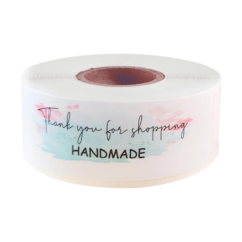 120Pcs/Roll Pink with blue thank You Sticker for Supporting Your Business Package Decoration Labels Stationery handmade Stickers
120Pcs/Roll Pink with blue thank You Sticker for Supporting Your Business Package Decoration Labels Stationery handmade Stickers