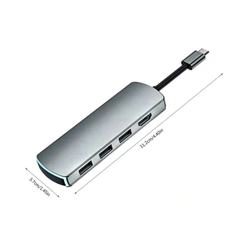 2021 New New 8-in-1 Type C USB 3 Hub Multi-Function PD FD TF 3 USB Ports Interface
2021 New New 8-in-1 Type C USB 3 Hub Multi-Function PD FD TF 3 USB Ports Interface