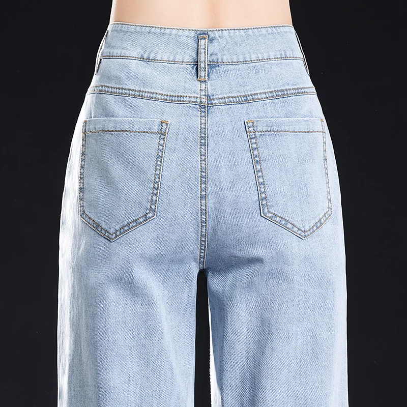 Women Jeans Pants Leisure Loose High Waist Vintage wide leg jeans Women Jean Korean Style All-match Simple Full-length Free Ship
Women Jeans Pants Leisure Loose High Waist Vintage wide leg jeans Women Jean Korean Style All-match Simple Full-length Free Ship
