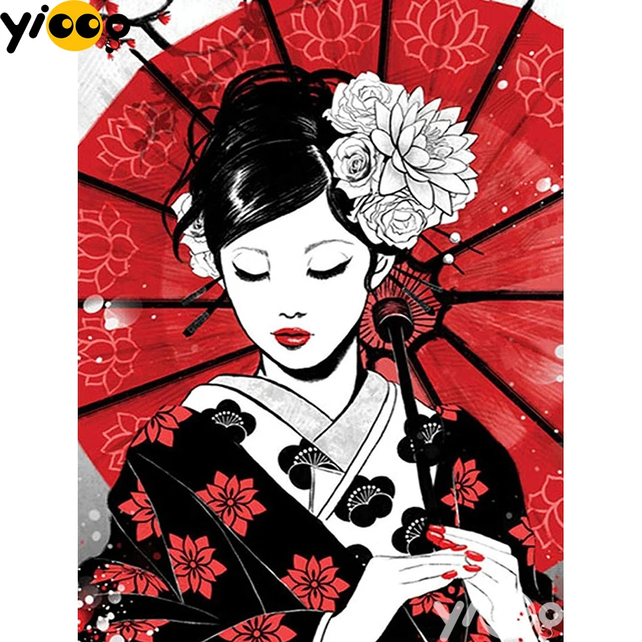 Full Square/Round Drill Diamond Painting Cross Stitch Embroidery Geisha in the rain Rhinestone Mosaic Home Decor Gift AX2398
Full Square/Round Drill Diamond Painting Cross Stitch Embroidery Geisha in the rain Rhinestone Mosaic Home Decor Gift AX2398