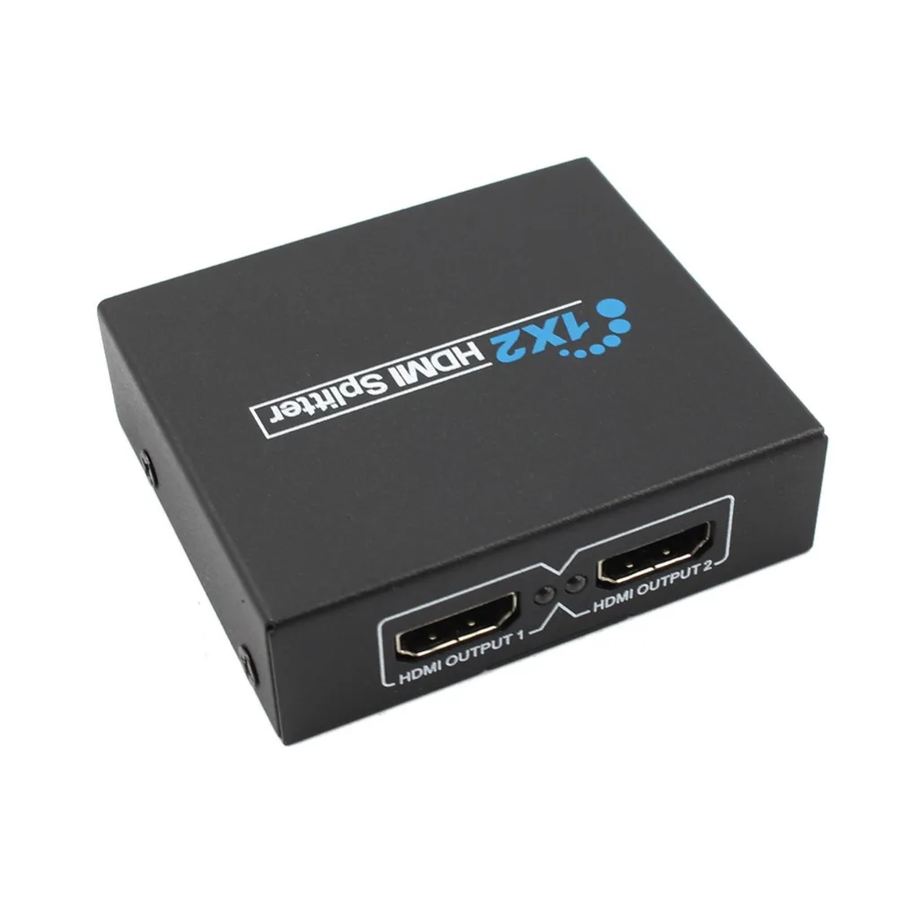 1x2 HDMI сплиттер удлинитель 2 порта аудио видео v1.3b 1080p адаптер для HD TV PS3 3D