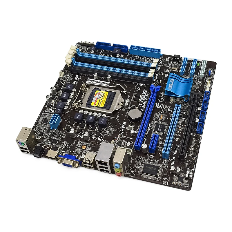 Материнская плата ASUS P8H67-M LGA 1155 DDR3 материнская 32 Гб PCI-E 2 0 SATA III USB2.0 ATX для Core Модель