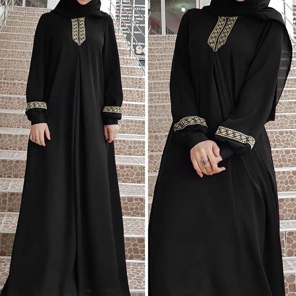 Вышитый марокканский кафтан Дубай вечернее женское платье Abaya мусульманское