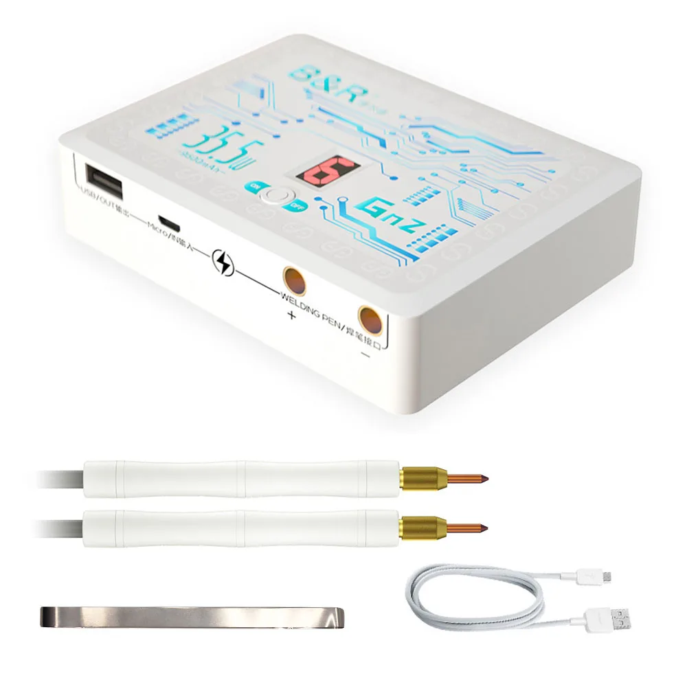 18650 Аккумуляторная машина для точечной сварки USB-интерфейс для зарядки Pal, 6 передач мощности, регулируемая поддержка сварки, 0,1-0,12 мм, никелев...
18650 Аккумуляторная машина для точечной сварки USB-интерфейс для зарядки Pal, 6 передач мощности, регулируемая поддержка сварки, 0,1-0,12 мм, никелев...