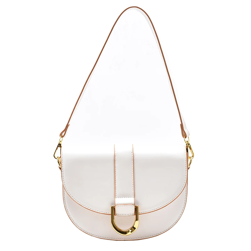 color Flip Solid Saddle bag 2021 Spring New High-quality PU Leather Women's Designer Handbag Travel Shoulder Messenger Bag
color Flip Solid Saddle bag 2021 Spring New High-quality PU Leather Women's Designer Handbag Travel Shoulder Messenger Bag