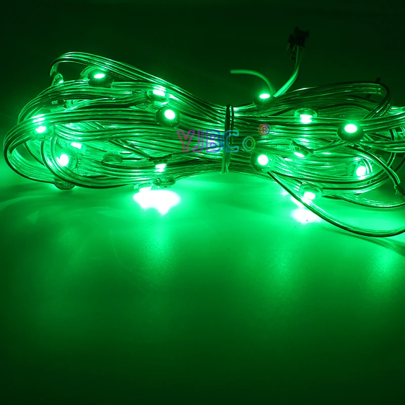 50 шт. предварительно Паяные WS2812B светодиодный теплоотвод набор 5050 RGB 10 см снятие
