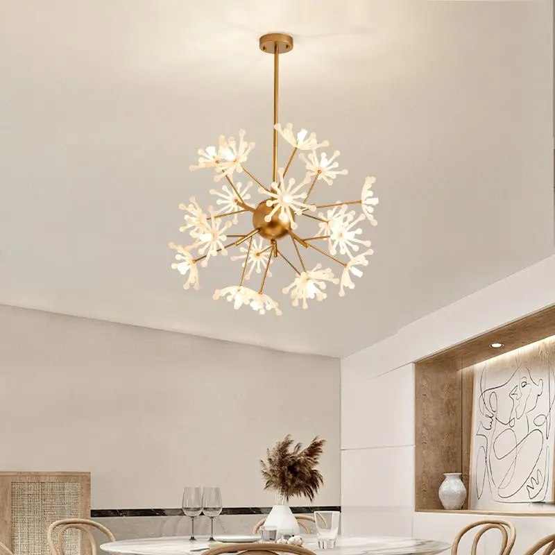 Modern Creative Personality Crystal Lamp Nordic Romantic Dandelion Chandelier Warm Bedroom Lamp Living Room Dining Room Study La
Modern Creative Personality Crystal Lamp Nordic Romantic Dandelion Chandelier Warm Bedroom Lamp Living Room Dining Room Study La