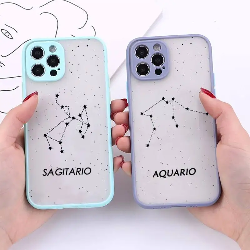12 constellations zodiac signs Shockproof Phone Case For iPhone 12 11 Pro XS Max XR X 8 7 Plus Camera Protection Bumper cover
12 constellations zodiac signs Shockproof Phone Case For iPhone 12 11 Pro XS Max XR X 8 7 Plus Camera Protection Bumper cover