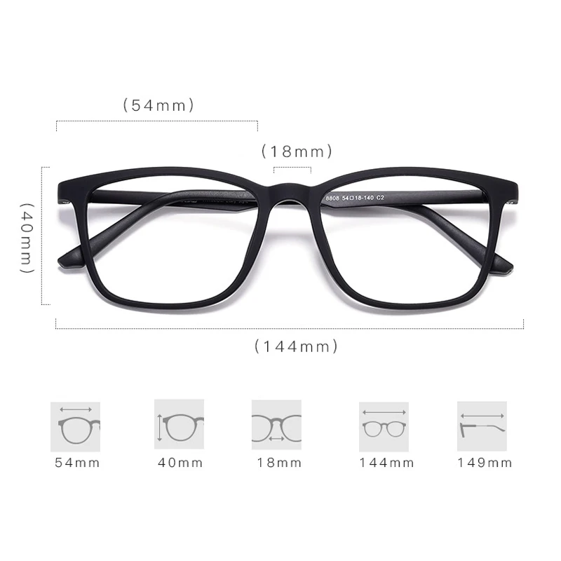Optical Eye Glasses Frame Ultralight Square Prescription Eyeglasses Plastic Titanium TR90 Frame Clear Lens For Men Women 
Optical Eye Glasses Frame Ultralight Square Prescription Eyeglasses Plastic Titanium TR90 Frame Clear Lens For Men Women