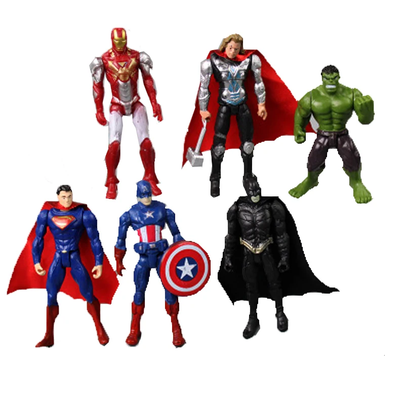 6 шт./компл. Hasbro супергероев Marvel Мстители Бесконечность военный Супермен с
