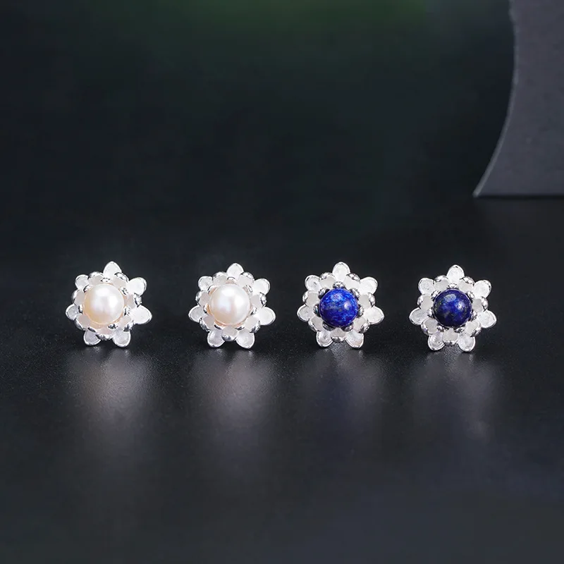 S925 Silver National Style Flower Jewelry Female Design Sense ins Tide Freshwater Pearl Lotus Earrings
S925 Silver National Style Flower Jewelry Female Design Sense ins Tide Freshwater Pearl Lotus Earrings