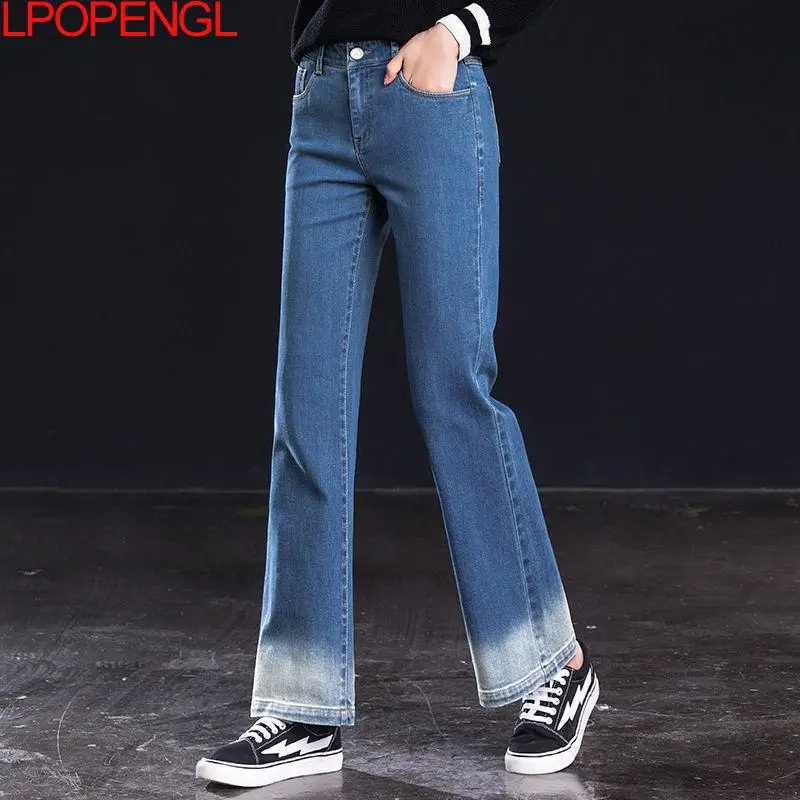Autumn Women's High Waist Blue Jeans 2021 Fashion Harajuku Street Apparel Nine-point Pants Stretch Cotton Mom Washed Simple
Autumn Women's High Waist Blue Jeans 2021 Fashion Harajuku Street Apparel Nine-point Pants Stretch Cotton Mom Washed Simple