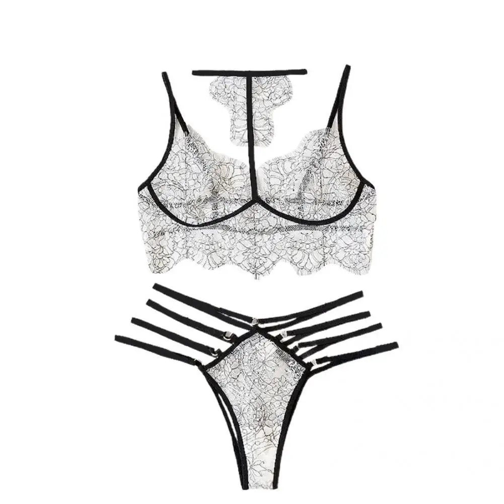 Sexy Underwear Panties Set Strappy Comfortable See-through Thin Brassiere Briefs Bra Thong Set Bra Panties Set
Sexy Underwear Panties Set Strappy Comfortable See-through Thin Brassiere Briefs Bra Thong Set Bra Panties Set