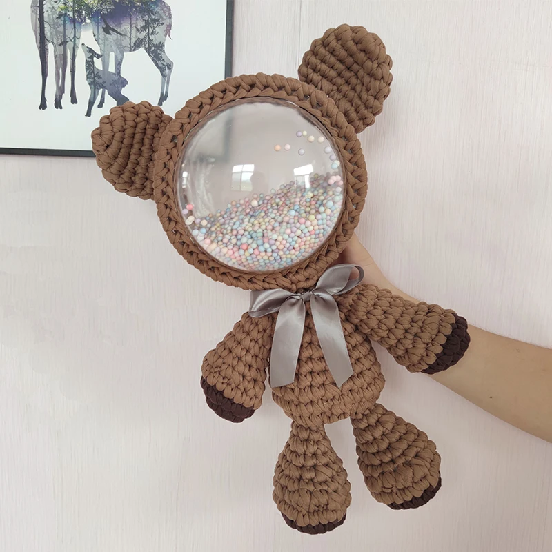 Handmade Woven Bag DIY Material Bag Transparent Bear Cartoon Single Shoulder over-the-Shoulder Bag Hand Sewing Homemade Bear
Handmade Woven Bag DIY Material Bag Transparent Bear Cartoon Single Shoulder over-the-Shoulder Bag Hand Sewing Homemade Bear