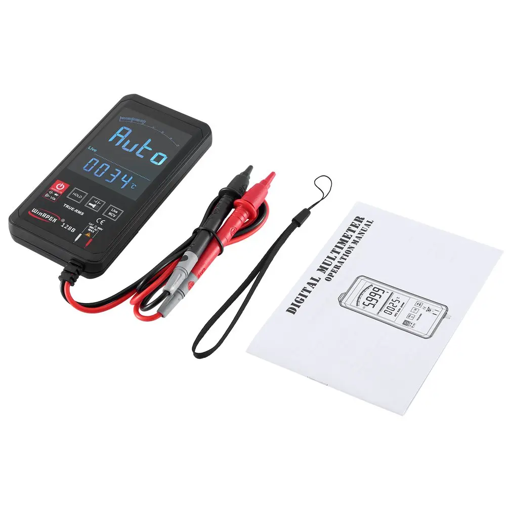 Цифровой мультиметр 128B, умный сенсорный экран, аналоговая панель постоянного тока, оригинальные фотографические тестеры
Цифровой мультиметр 128B, умный сенсорный экран, аналоговая панель постоянного тока, оригинальные фотографические тестеры