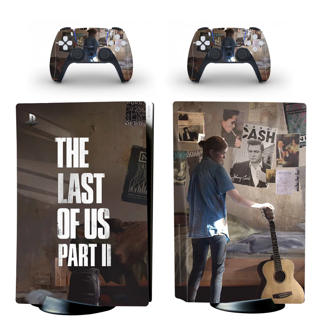 Последняя из нас II виниловая наклейка PS5 CD для PlayStation 5 PS версия консоли и