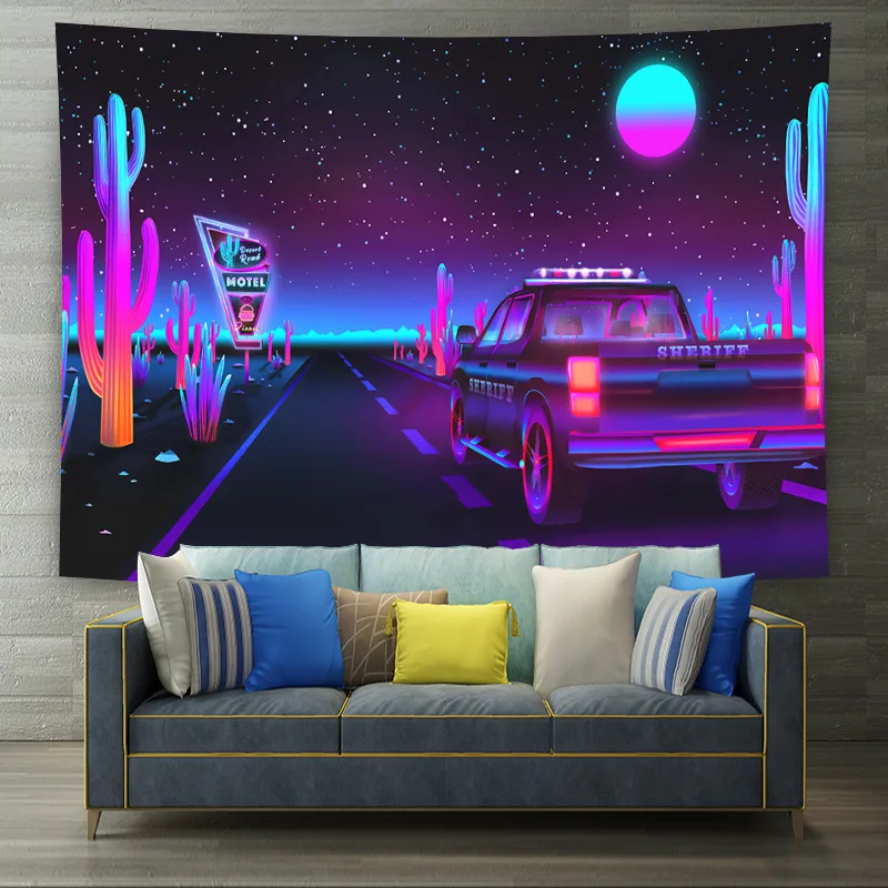 Neon Speed Car Tapestry Background Decoration 3D Technology Sense Wall Hanging Nordic Home Decoration Cloth Psychedelic Urban
Neon Speed Car Tapestry Background Decoration 3D Technology Sense Wall Hanging Nordic Home Decoration Cloth Psychedelic Urban