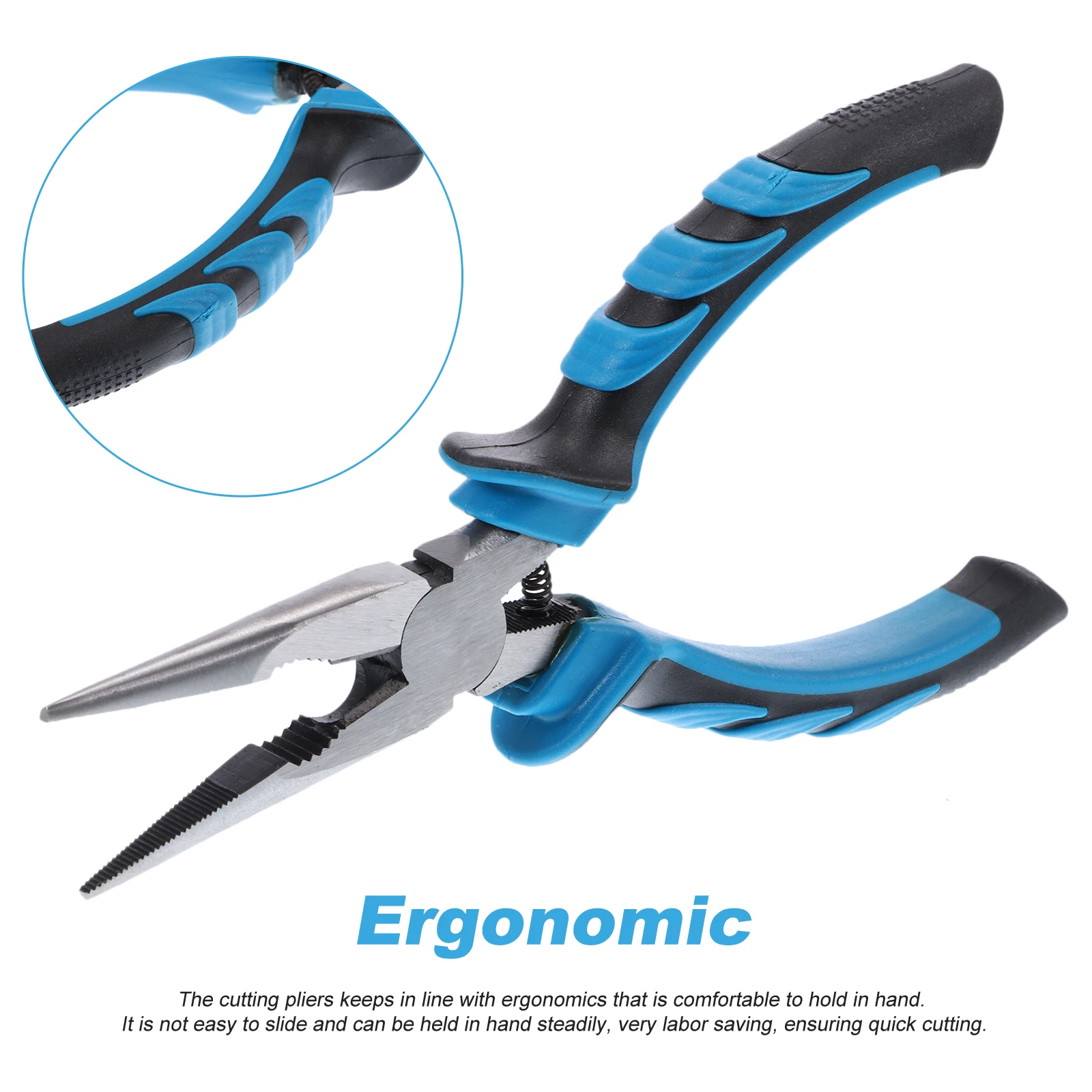 Multipurpose Long Nose Pliers 6 Inch Chrome Vanadium Steel Nose Pliers Wire Pliers Cutter Repair Tools for Home Outdoor
Multipurpose Long Nose Pliers 6 Inch Chrome Vanadium Steel Nose Pliers Wire Pliers Cutter Repair Tools for Home Outdoor