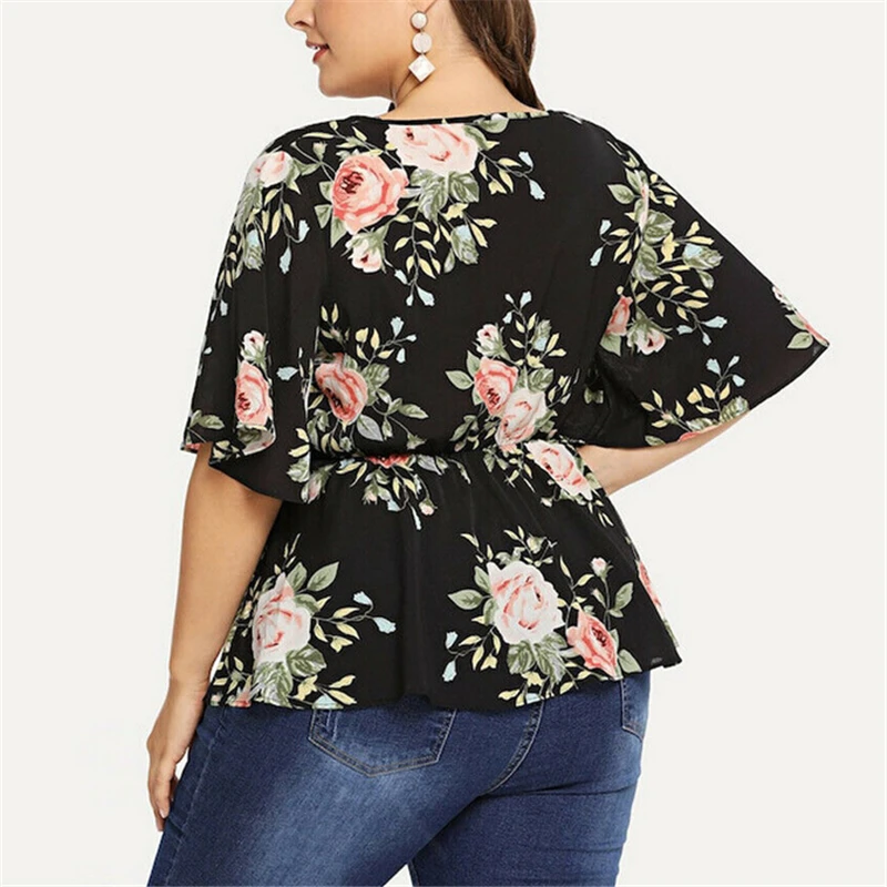 Women Blouses Casual Tops Blouse Half Sleeve V Neck Floral Shirt Ladies Shirts Womens Clothing Ladies Blouses Casual Tops
Women Blouses Casual Tops Blouse Half Sleeve V Neck Floral Shirt Ladies Shirts Womens Clothing Ladies Blouses Casual Tops