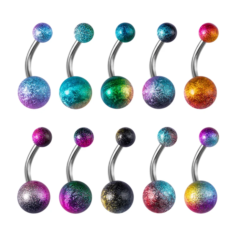 10-50pcs Colorful Navel Ring Belly Piercing Stainless Steel Belly Button Rings Bar Ombligo Sexy Stud for Women Body Jewelry 14G
10-50pcs Colorful Navel Ring Belly Piercing Stainless Steel Belly Button Rings Bar Ombligo Sexy Stud for Women Body Jewelry 14G