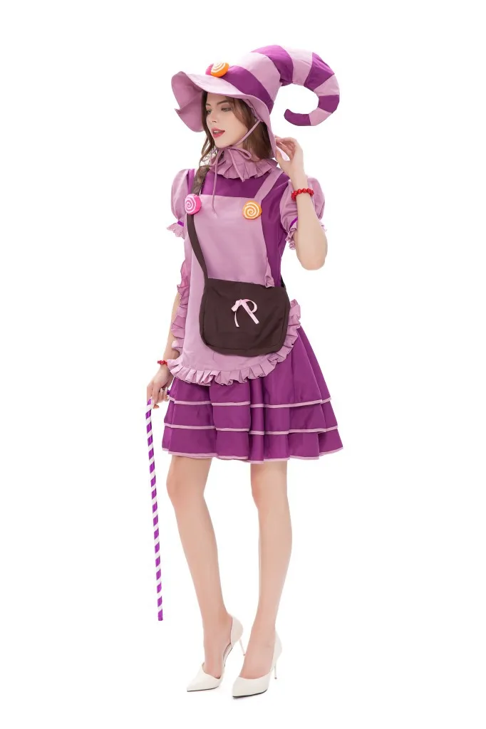 Woman Cute Maid Dress Cosplay French Candy Costume Kitchen Girl Game Uniform 2021 Vintage Purple Women Halloween Anime Clothing
Woman Cute Maid Dress Cosplay French Candy Costume Kitchen Girl Game Uniform 2021 Vintage Purple Women Halloween Anime Clothing