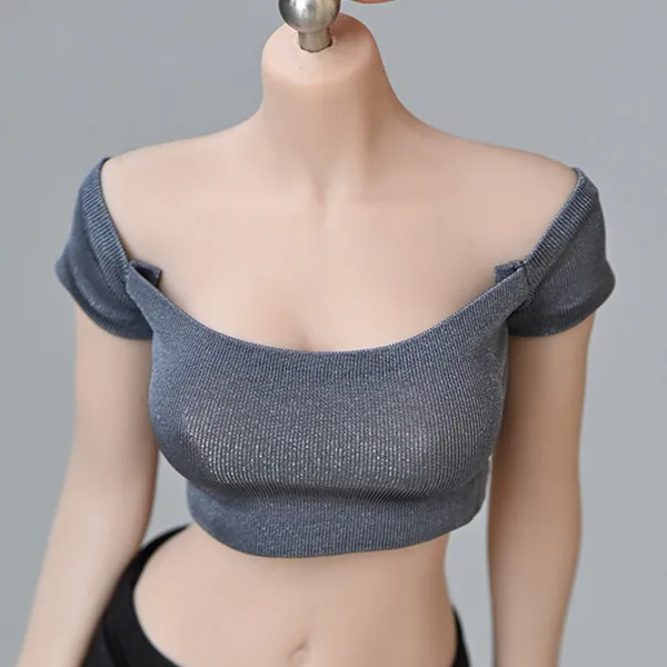 Женская облегающая футболка в масштабе 1/6, жилет на одно плечо, с длинным/коротким рукавом, подходит для фигурки 12 дюймов, экшн-модель, аксесс... 
Женская облегающая футболка в масштабе 1/6, жилет на одно плечо, с длинным/коротким рукавом, подходит для фигурки 12 дюймов, экшн-модель, аксесс...