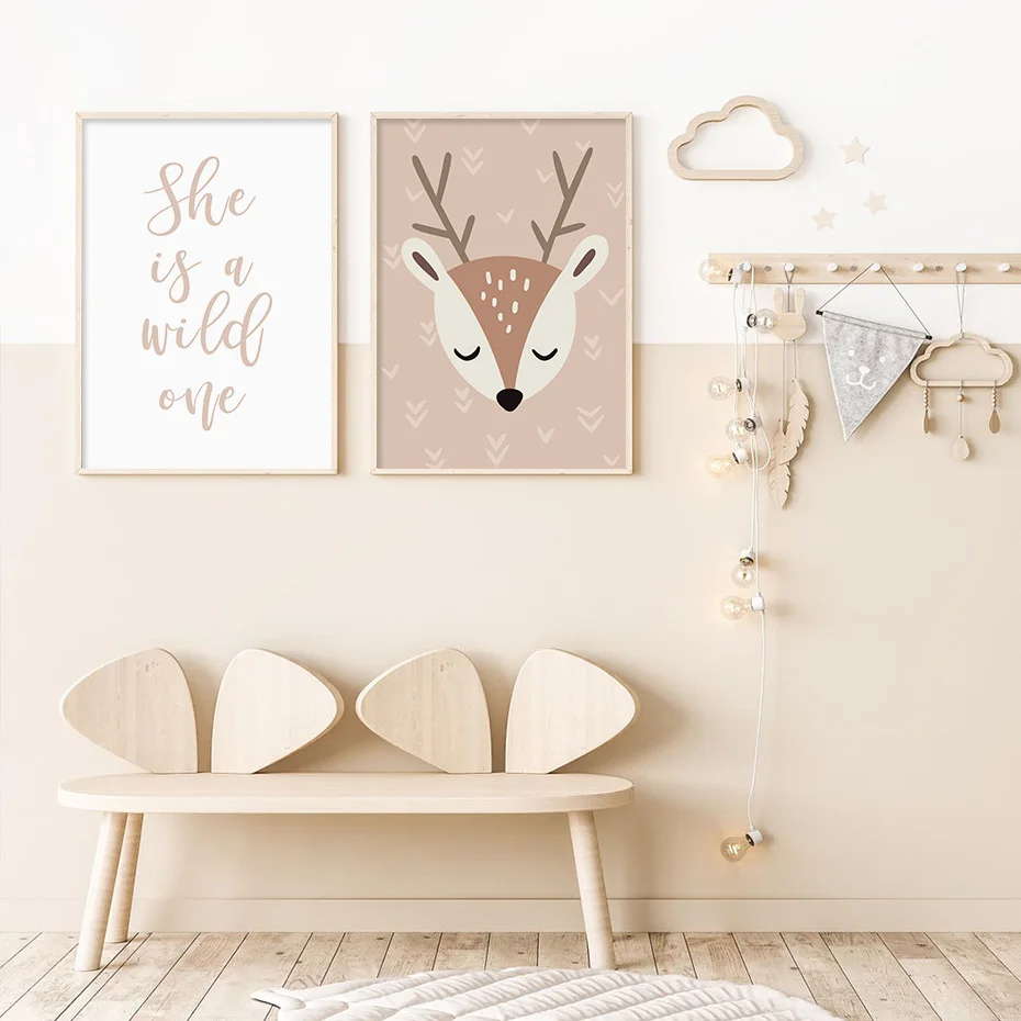 Home Decoration Boho Rainbow Cartoon Fawn Removable Canvas Painting Nursery Wall Art Picture Poster Print For Kids Bedroom
Home Decoration Boho Rainbow Cartoon Fawn Removable Canvas Painting Nursery Wall Art Picture Poster Print For Kids Bedroom