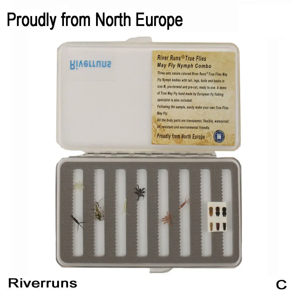 Бесплатная доставка, реалистичные мухи Riverruns, Mayfly Nymph, набор мух из Европы с коробкой для мух L
Бесплатная доставка, реалистичные мухи Riverruns, Mayfly Nymph, набор мух из Европы с коробкой для мух L