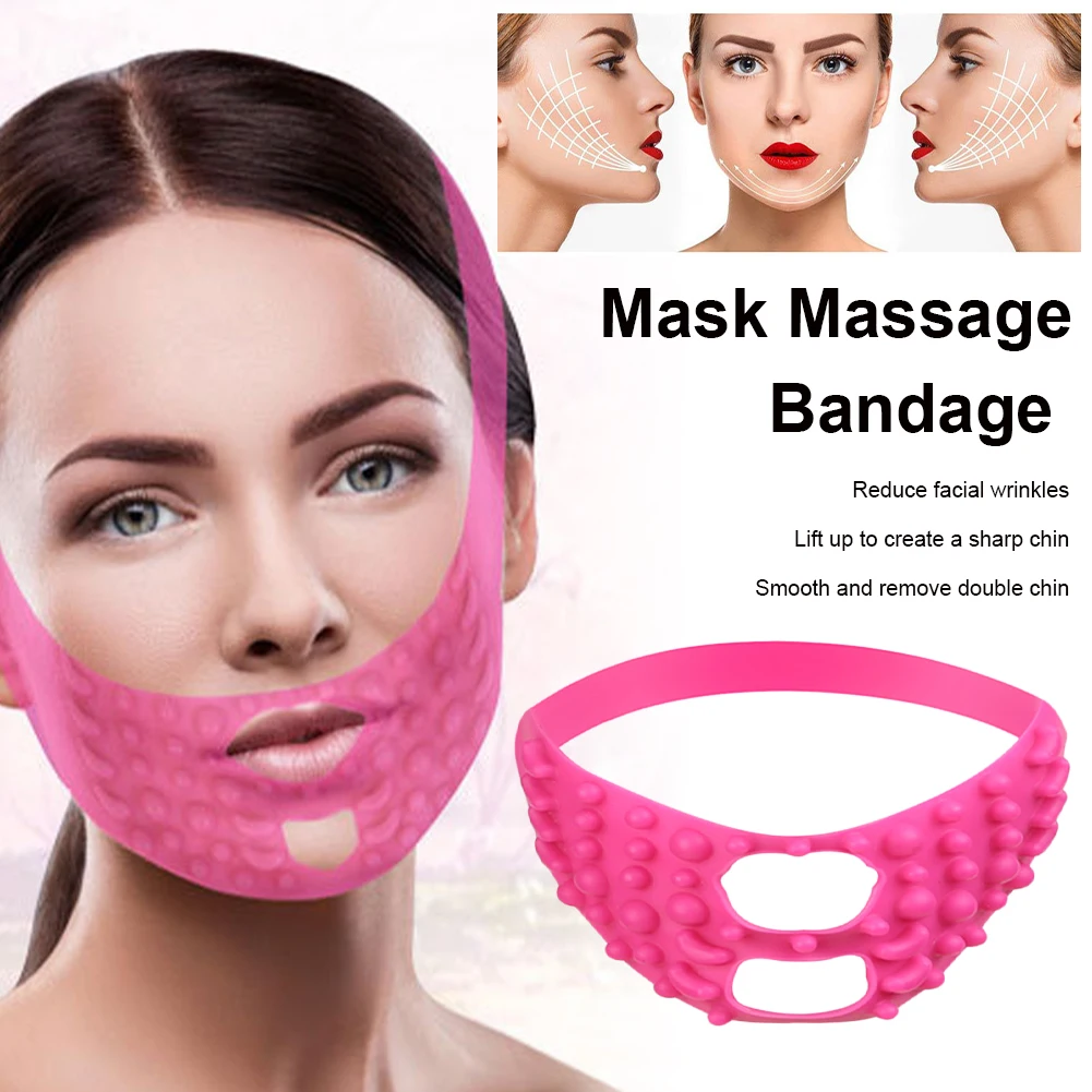 Elastic Face Slimming Bandage V Line Face Shaper Women Chin Cheek Lift Up Belt Facial Massage Strap Silicone Face Beauty Tools
Elastic Face Slimming Bandage V Line Face Shaper Women Chin Cheek Lift Up Belt Facial Massage Strap Silicone Face Beauty Tools