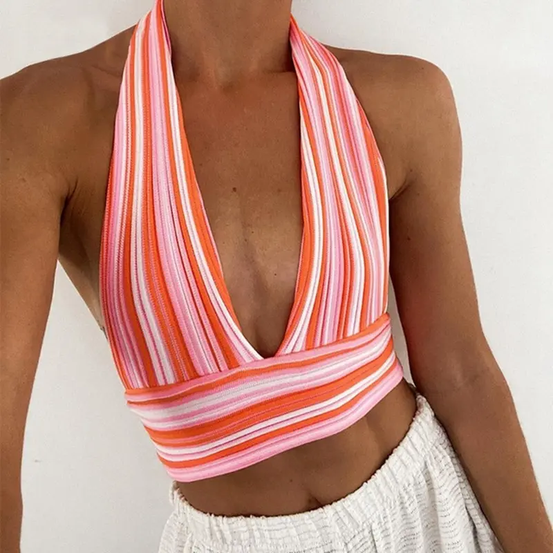 Laamei V Neck Bandage Crop Top Knitted Women Sexy 2021 Summer Blue Backless Sleeveless Casual Y2K Off Shoulder Tank Tops Party
Laamei V Neck Bandage Crop Top Knitted Women Sexy 2021 Summer Blue Backless Sleeveless Casual Y2K Off Shoulder Tank Tops Party