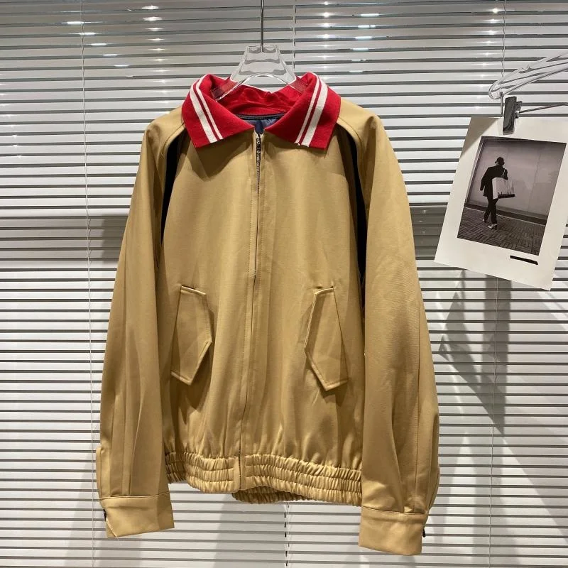 Contrast Double Pocket Shawl Khkai Jacket Women 2021 Autumn New Small Lapel Flight Jacket Short Coat Women's Fashion
Contrast Double Pocket Shawl Khkai Jacket Women 2021 Autumn New Small Lapel Flight Jacket Short Coat Women's Fashion