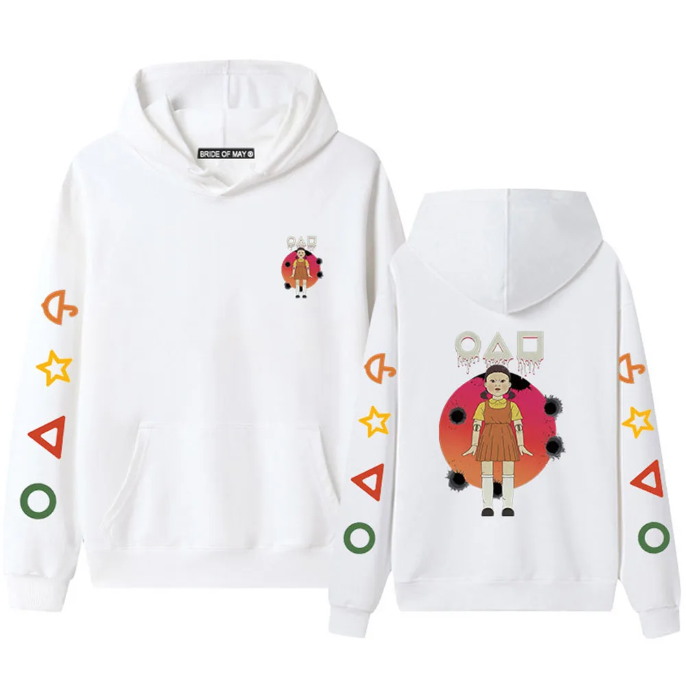 Squid Game Hoodies Korean movie Round Six boys Printed Streetwears Men Women Oversized Sweatshirts Hoodies Six boys Pullovers
Squid Game Hoodies Korean movie Round Six boys Printed Streetwears Men Women Oversized Sweatshirts Hoodies Six boys Pullovers
