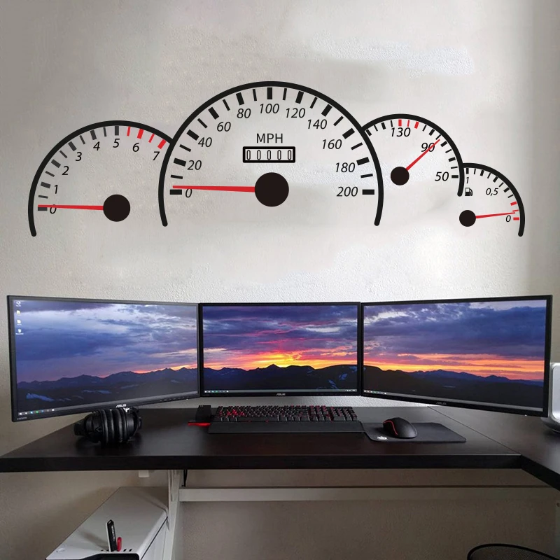 Car Speedometer Dashboard Wall Sticker Game Room Playrooom Speed Metre Odometer Racing Auto Wall Decal Kids Room Vinyl Deor
Car Speedometer Dashboard Wall Sticker Game Room Playrooom Speed Metre Odometer Racing Auto Wall Decal Kids Room Vinyl Deor
