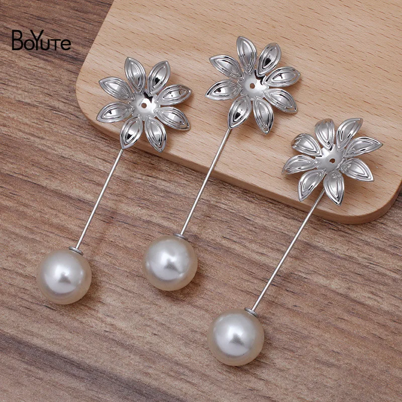 BoYuTe (10 Pieces/Lot) 30MM Metal Brass Flower Lapel Pin with Pearl Stopper Diy Hand Made Brooch Pins Jewelry Accessories
BoYuTe (10 Pieces/Lot) 30MM Metal Brass Flower Lapel Pin with Pearl Stopper Diy Hand Made Brooch Pins Jewelry Accessories