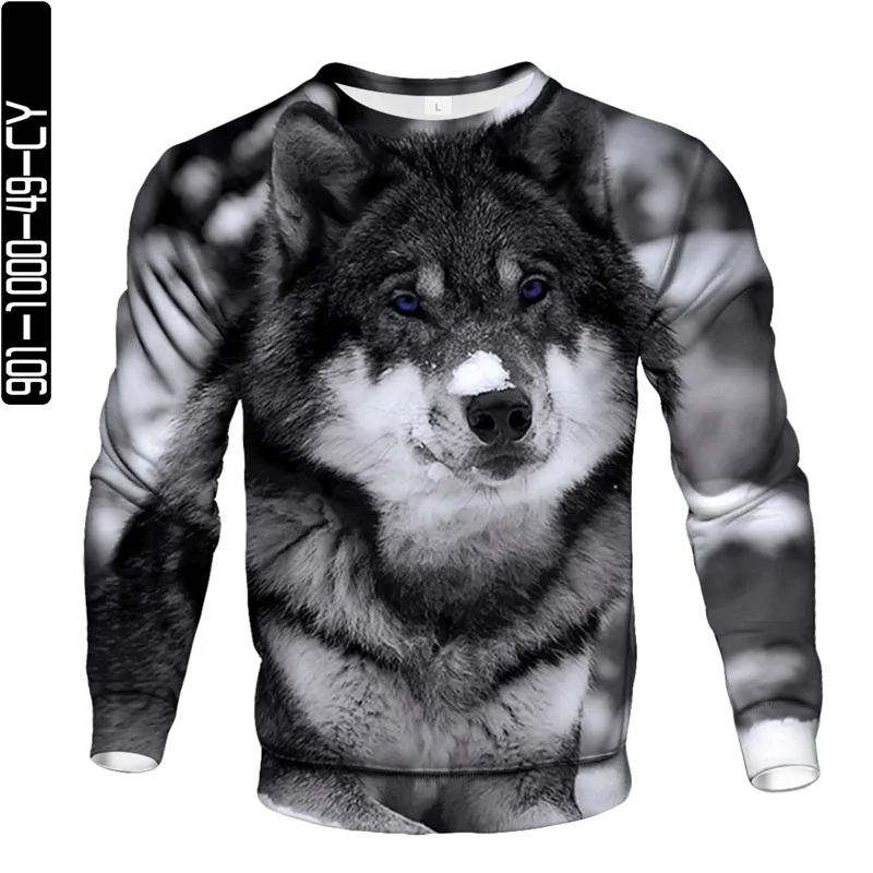 Spring autumn men's jacket pullover Long sleeve casual street style 220g fabric 3D digital printing Harajuku Mr.Z Wolf element
Spring autumn men's jacket pullover Long sleeve casual street style 220g fabric 3D digital printing Harajuku Mr.Z Wolf element