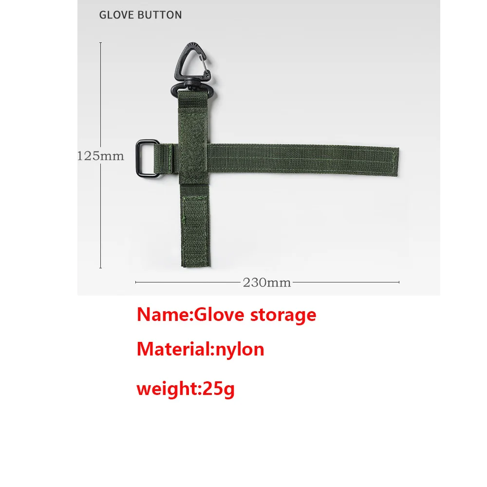 Outdoor Tactical Gloves Climbing Rope Storage Buckle Adjust Camping Glove Hanging Buckle Multi-purpose Glove Hook Military Fan
Outdoor Tactical Gloves Climbing Rope Storage Buckle Adjust Camping Glove Hanging Buckle Multi-purpose Glove Hook Military Fan