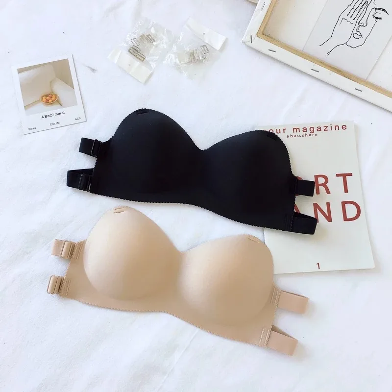 Sexy Invisible Bra Wire Free Brassiere Underwear With Strap Strapless One-Piece Bras For Women Push Up Lingerie Seamless
Sexy Invisible Bra Wire Free Brassiere Underwear With Strap Strapless One-Piece Bras For Women Push Up Lingerie Seamless