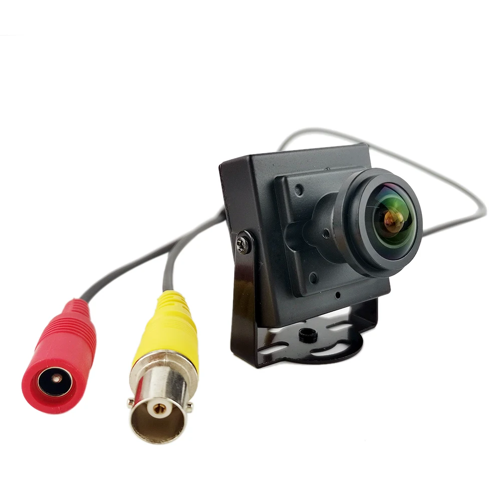 

HD 5MP 1.7mm Lens Wide Angle Analog Camera 1000TVL CMOS Wired Mini Box Micro CVBS CCTV Security Camera with Metal Body