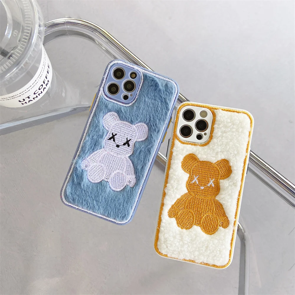 Winter Warm Plush Phone Case for iPhone XS Max XR X 12 11 Pro Max Cute Bear Furry fluffy Fur Cover for iPhone 7 8 Plus Cases
Winter Warm Plush Phone Case for iPhone XS Max XR X 12 11 Pro Max Cute Bear Furry fluffy Fur Cover for iPhone 7 8 Plus Cases