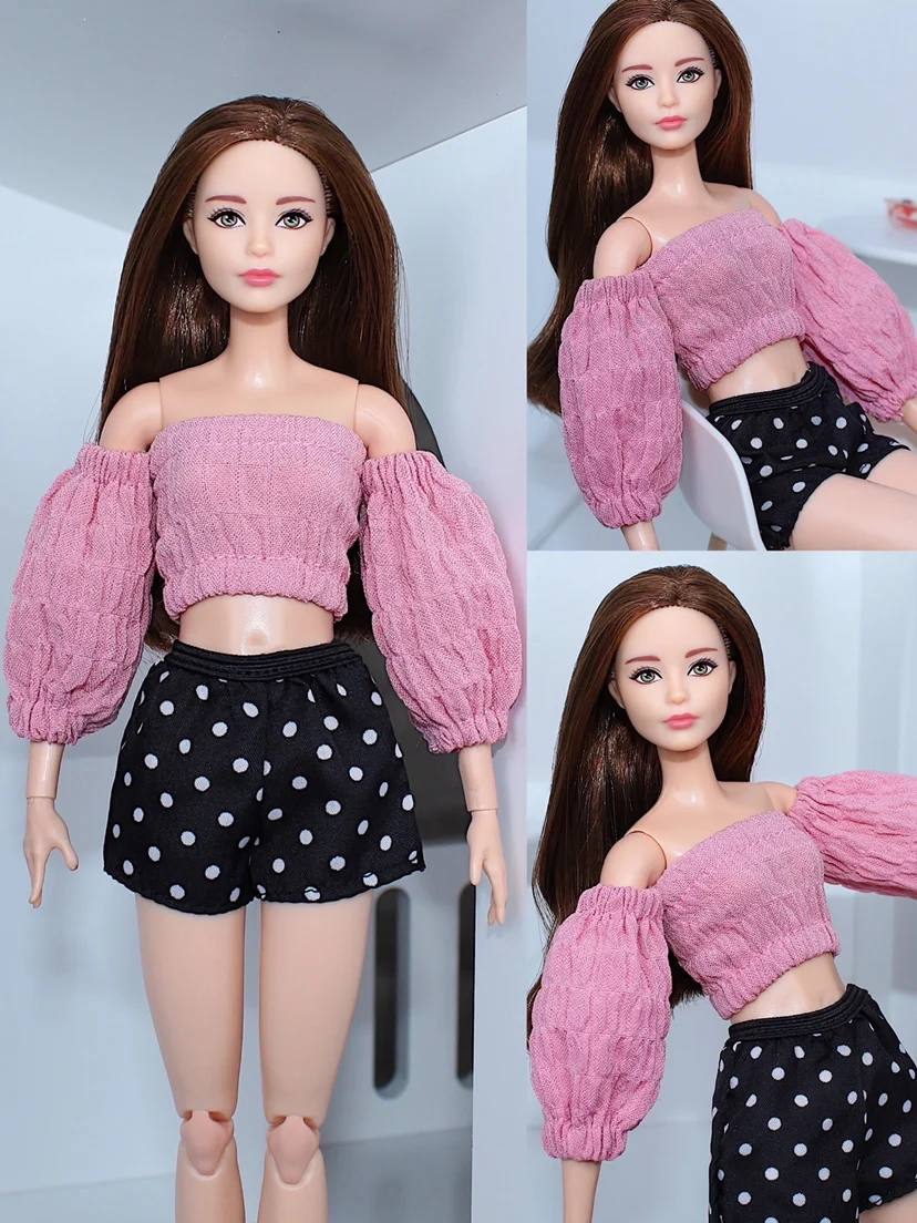 Pink top + point shorts / princess clothes set clothing outfit For 1/6 BJD Xinyi FR ST Barbie Doll / doll clothes
Pink top + point shorts / princess clothes set clothing outfit For 1/6 BJD Xinyi FR ST Barbie Doll / doll clothes