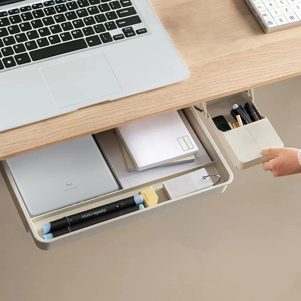 Under Desk Drawer Organizer Desk Drawer Attachment Desk Accessories & Workspace Organizers for Desk Self-Adhesive
Under Desk Drawer Organizer Desk Drawer Attachment Desk Accessories & Workspace Organizers for Desk Self-Adhesive