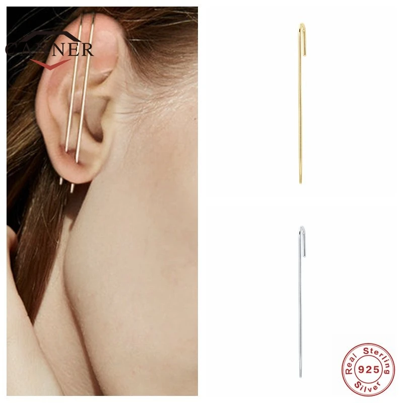 CANNER 925 Sterling Silver Stud Earrings For Women Surrounding Auricle Type Ear Bone Clip Diagonal Earrings Jewelry pendientes
CANNER 925 Sterling Silver Stud Earrings For Women Surrounding Auricle Type Ear Bone Clip Diagonal Earrings Jewelry pendientes