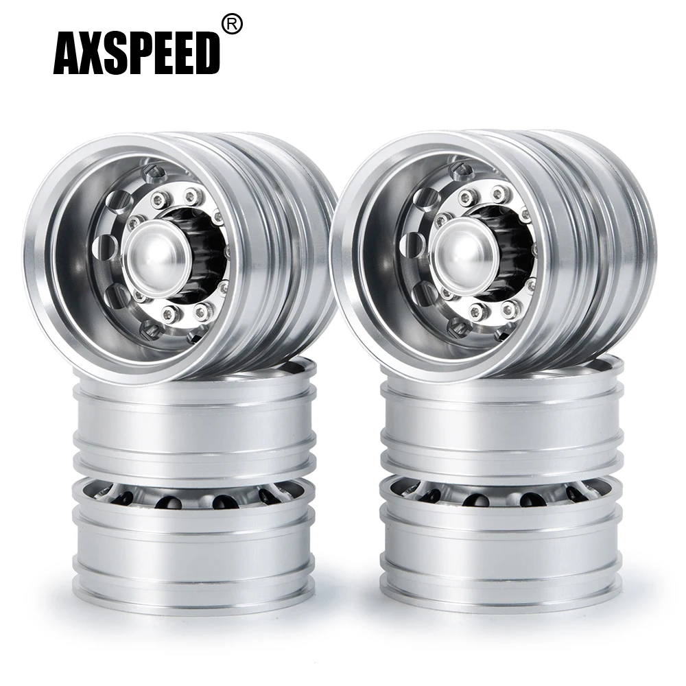 AXSPEED 1/2/4 шт. металлический задний обод колеса Hube для 1/14 Tamiya прицеп трактор грузовик Радиоуправляемый автомобиль грузовик обновленные детали
AXSPEED 1/2/4 шт. металлический задний обод колеса Hube для 1/14 Tamiya прицеп трактор грузовик Радиоуправляемый автомобиль грузовик обновленные детали