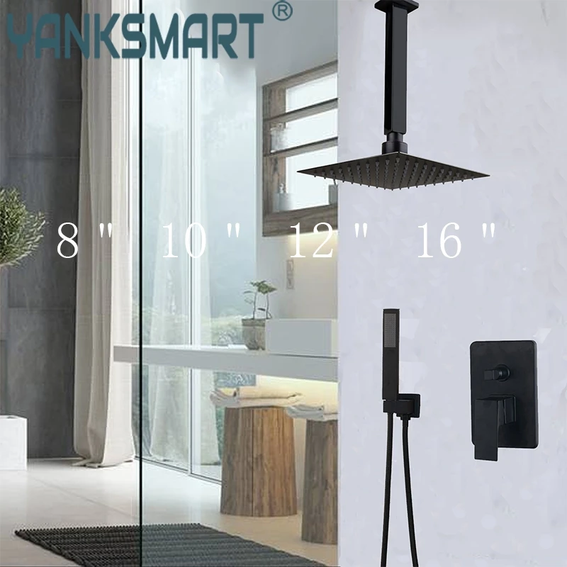 Душевая система и смеситель для ванной комнаты, матовый черный, 8 дюймов, 10 дюймов, 12 дюймов, 16 дюймов, латунная душевая лейка, Набор смесителей для настенного и потолочного монтажа
Душевая система и смеситель для ванной комнаты, матовый черный, 8 дюймов, 10 дюймов, 12 дюймов, 16 дюймов, латунная душевая лейка, Набор смесителей для настенного и потолочного монтажа