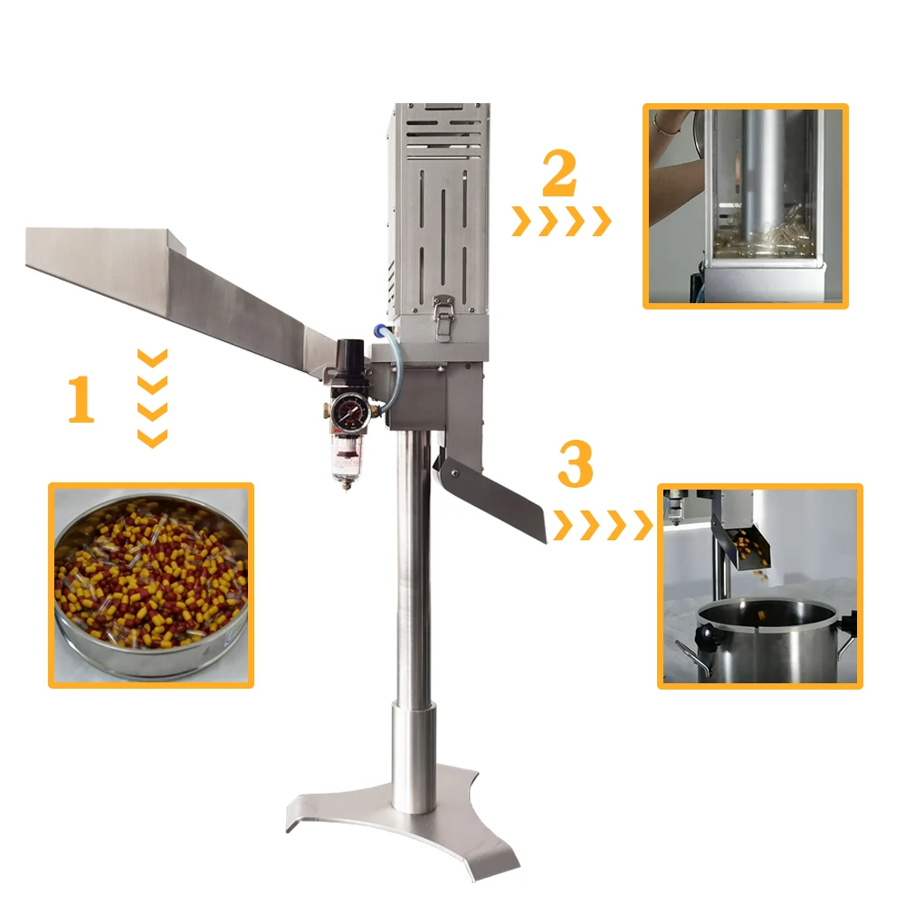 JMJ-3 Small Capsule Sorting Machine Polishing Automatic Hard Gelatin Sorter Polisher Sort
JMJ-3 Small Capsule Sorting Machine Polishing Automatic Hard Gelatin Sorter Polisher Sort
