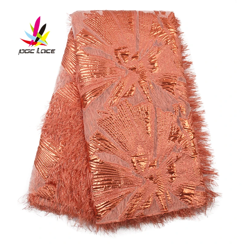Tulle Mesh Brocade Jacquard Lace for Wedding Party Nigerian Peach Color Jacquard Lace Fabrics Brocade Lace with Feather XZ2960B
Tulle Mesh Brocade Jacquard Lace for Wedding Party Nigerian Peach Color Jacquard Lace Fabrics Brocade Lace with Feather XZ2960B