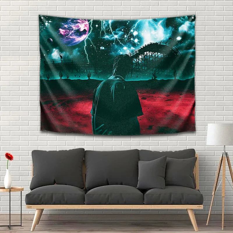Character head portrait pattern cartoon Blanket Tapestry 3D Printed Tapestrying Rectangular Home Decor Wall Hanging style-3
Character head portrait pattern cartoon Blanket Tapestry 3D Printed Tapestrying Rectangular Home Decor Wall Hanging style-3