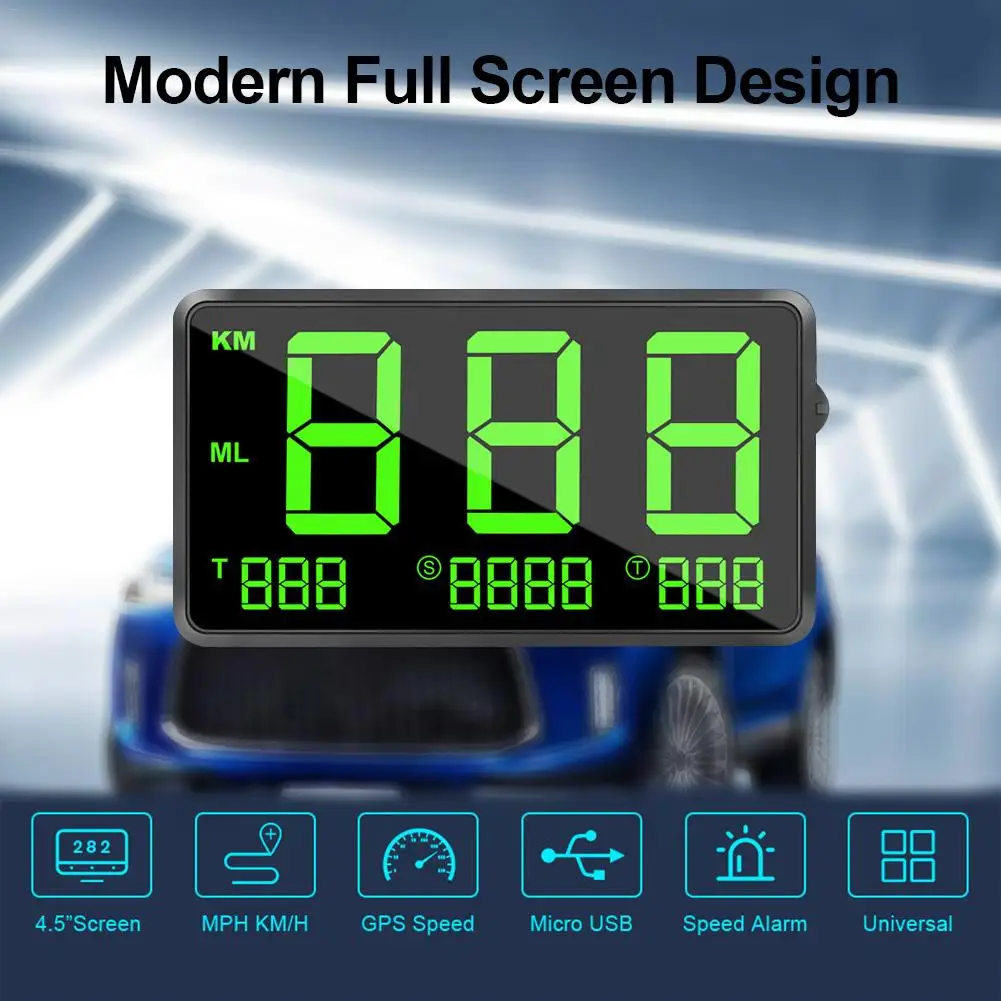 Universal Digital HUD Car Head Up Display GPS Speedometer Over Speed Alarm KM/h MPH For All Vehicle Bicycle Motorcycle
Universal Digital HUD Car Head Up Display GPS Speedometer Over Speed Alarm KM/h MPH For All Vehicle Bicycle Motorcycle