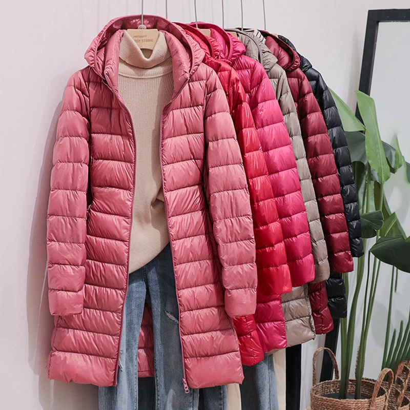 Winter Plus Size 5XL Womens Down Jackets Long Ultra Light Thin Casual Coat Puffer Jacket Slim Remove Hooded Parka Coat
Winter Plus Size 5XL Womens Down Jackets Long Ultra Light Thin Casual Coat Puffer Jacket Slim Remove Hooded Parka Coat